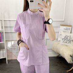 Nurse uniform short-sleeve women Postpartum care nurse separate oral dental workwear rehabilitation center care worker set