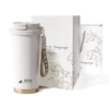 Exclusive swan white "999 antibacterial ceramic liner" flip-top gift box + gift bag