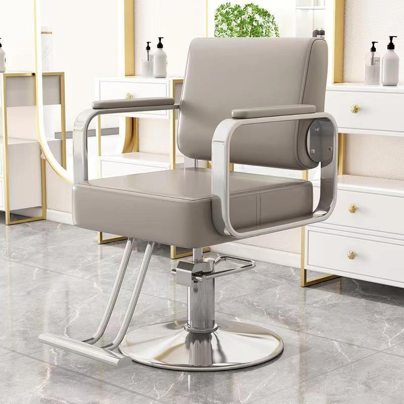 Peluquería Silla de pelo salón especial de corte de pelo taburete de alto grado teñido caliente asiento de elevación silla giratoria de pelo al por mayor