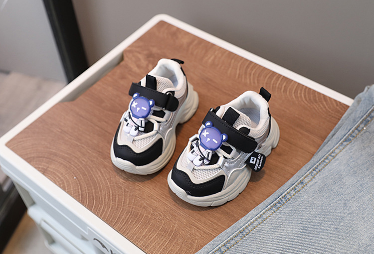 Ventilerande mesh sneaker för flickor för vår och höst sport_voghion.com