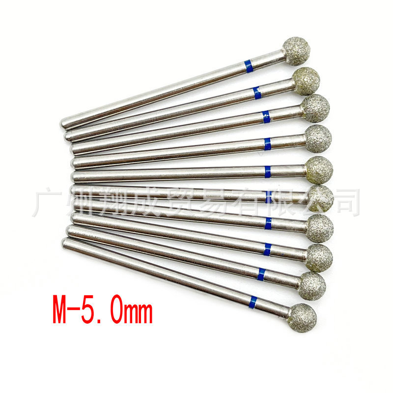 10 unids Amazon Venta caliente nail art carborundum pulido traje uñas descarga taladro piel muerta eliminación diamante Taladro