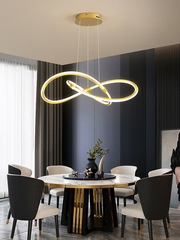 Full Copper Minimalist Living Room Pendant Light, Simple Modern Light Luxury Atmospheric Home Lighting Creative Personal Master Bedroom Study Pendant Light