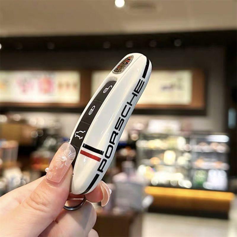 ポルシェキーシェル新しいカイエン718マカンパナメーラtaycan911プラグインキーカバーに適しています。|undefined