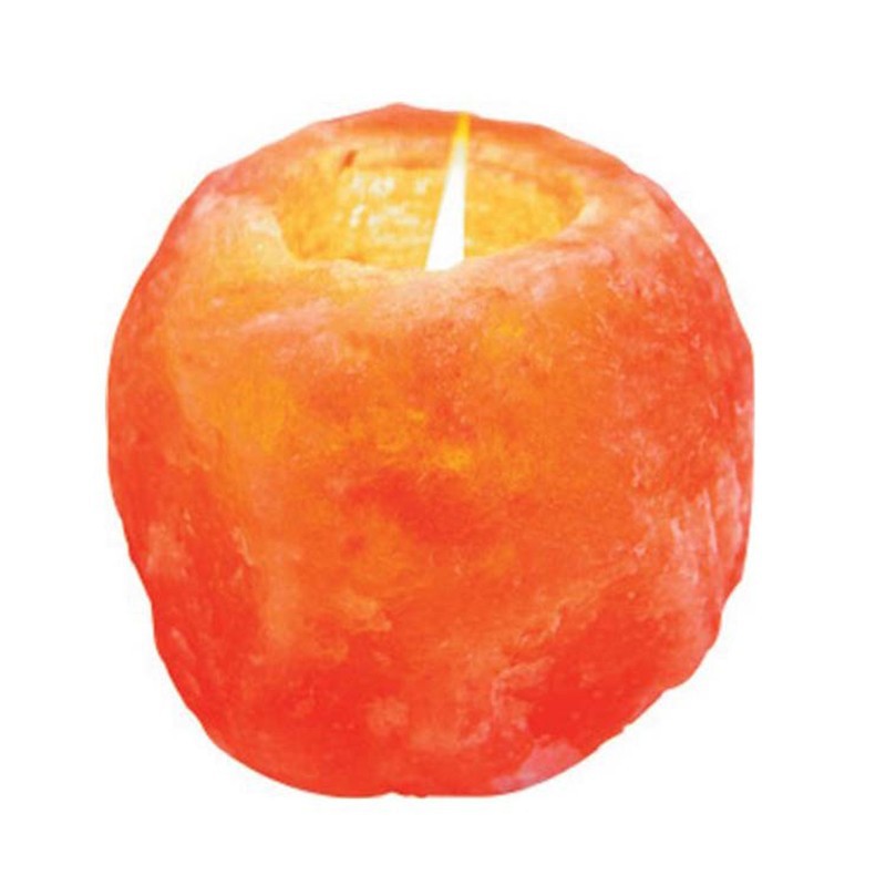 Natural Salt Stone Candle Holder For Bedroom Bedside Decor_voghion.com