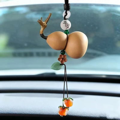 Car hanging | Gourd Car Hanging Decoration Rearview - persimmon-ruyi-gourd