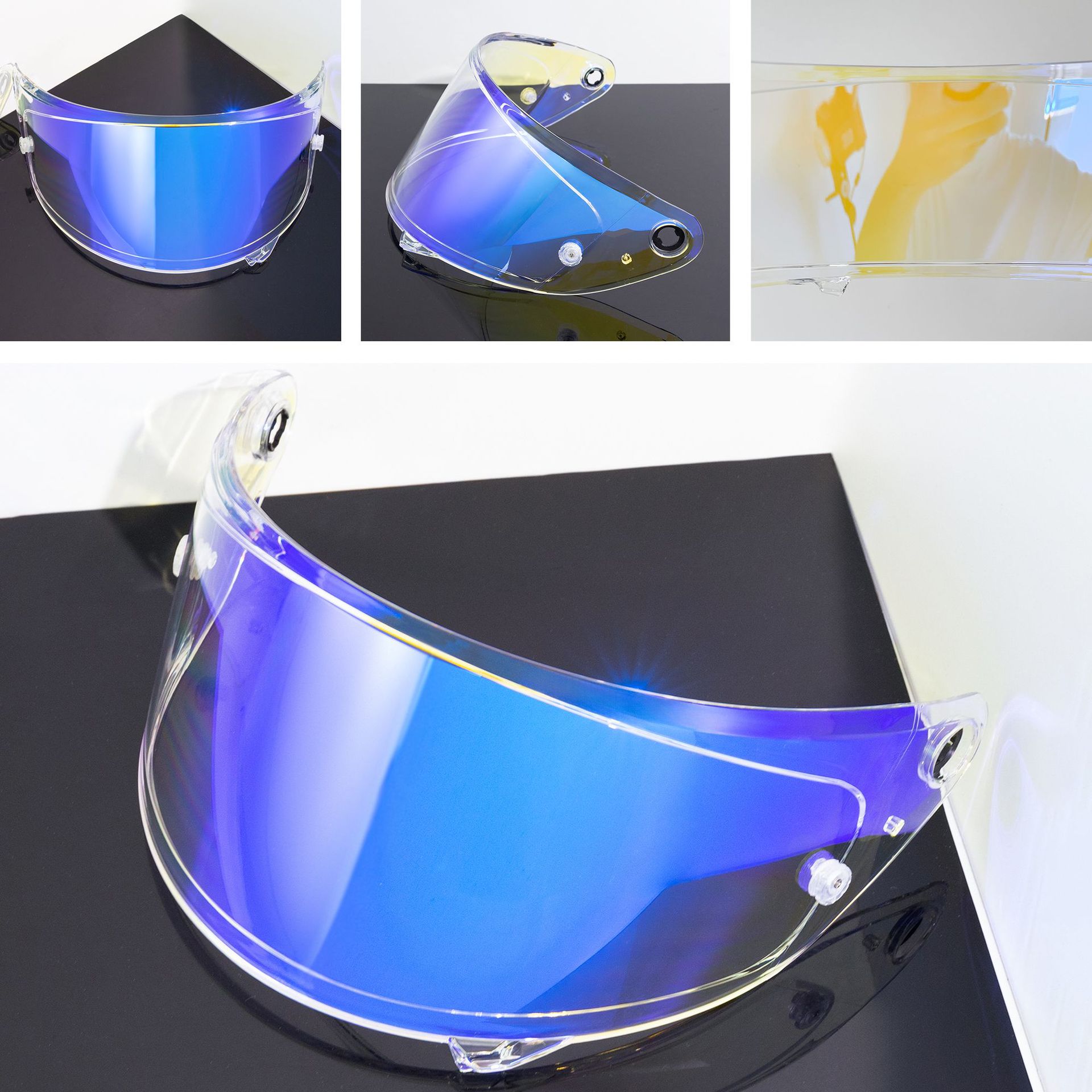 Motorcycle helmet visor compatible with HJ35 Rpha 1N, RPHA 1, RPHA 1 V2 Carbon helmets