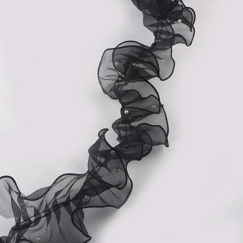 블랙 [진주 플래시 원사] 2 미터; sku 다이어그램 참조