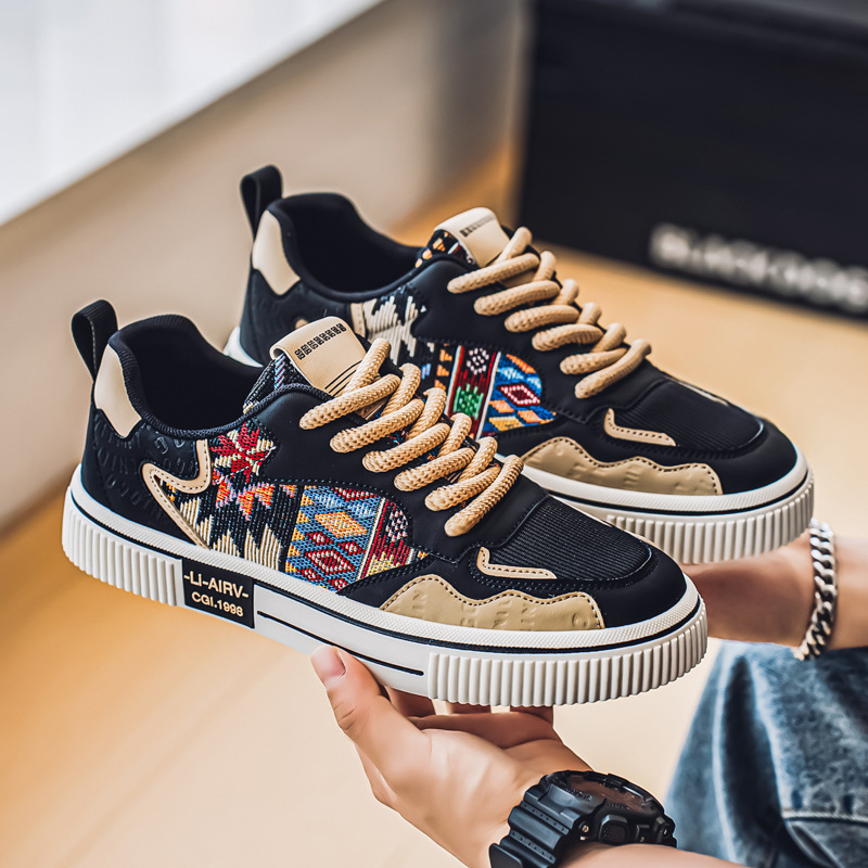 Zapatos de hombre de la estación europea, modelos de primavera y otoño, todo fósforo, correr y ocio, Forrest Gump, deportes para jóvenes, suela gruesa, zapatos de papá explosivos de celebridades de Internet