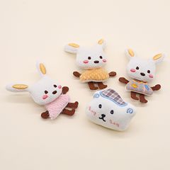 卡通兔子DIY服饰胸针配件儿童鞋袜帽围巾手套装饰品箱包别针辅料