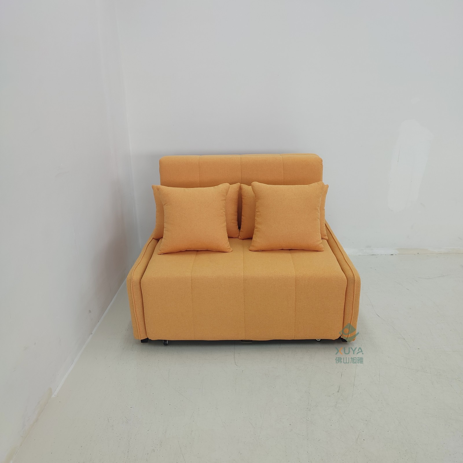 Sofá cama multifuncional de algodón y lino sin reposabrazos tipo sofá cama de doble propósito de la sala de estar image 5