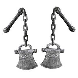 万圣节玩具 鬼节兵器 骷髅锤铁链斧头吊钩 鬼节礼品 鬼屋服饰道具