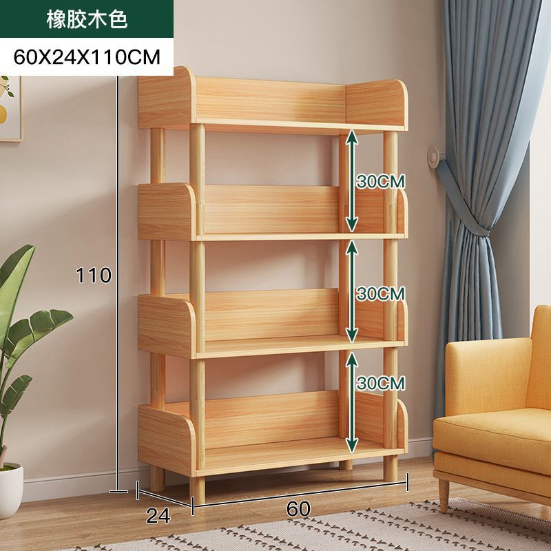 Living Room Household Simple Bookshelf Floor-Standing Storage Rack Cabinet Storage Multi-Layer Storage Rack