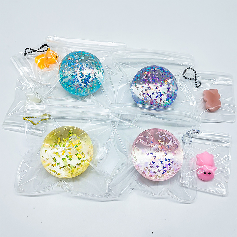 Transfronterizo jarabe de malta bola de descompresión malta azúcar pizca música puesto de juguete