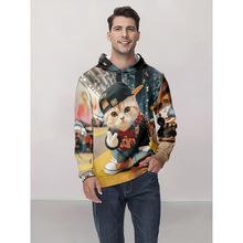 V 73908 Cartoon print kids hoodie ��ͨӡ����ͯ���¿羳��