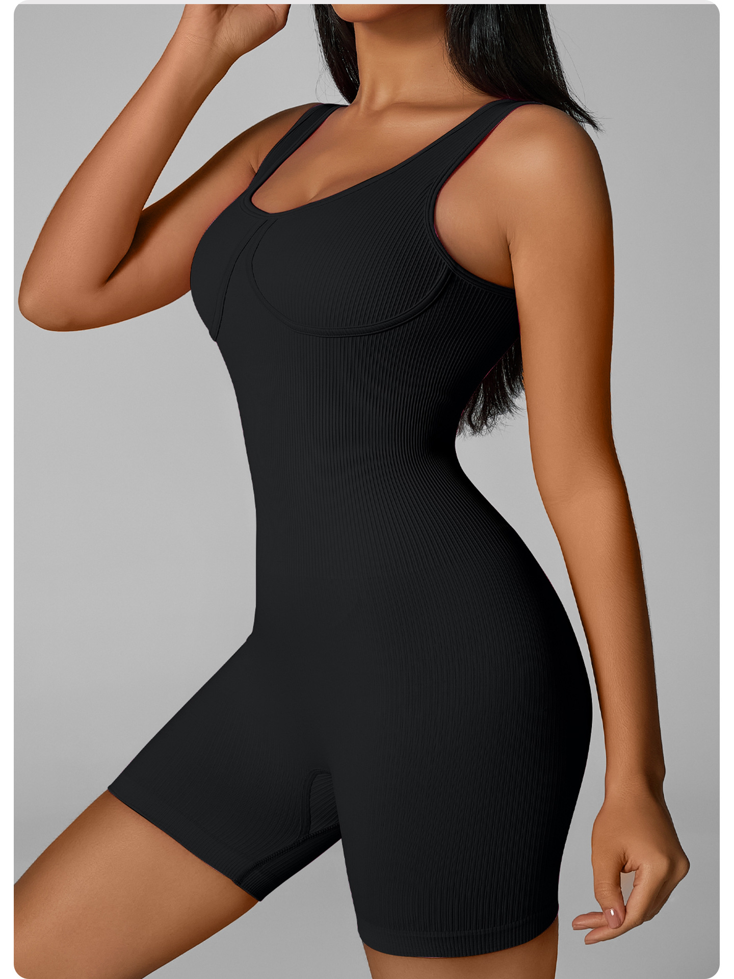 Body Shaping Sexy Shoulder Strap Beauty Back One Piece Yoga Jumpsuit Running Fitness Yoga Wear Women