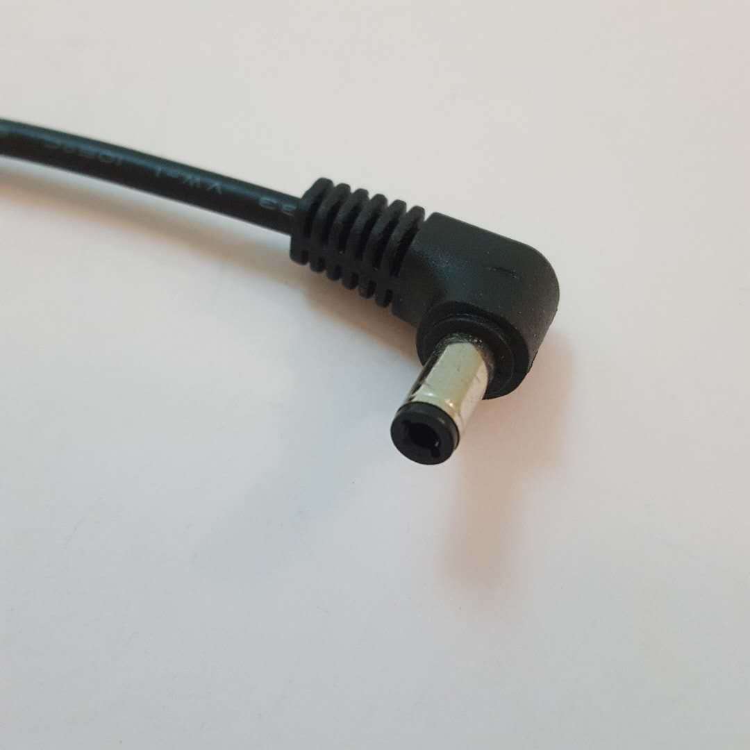 5521弯头线  90度角DC线 L型dc线 适配器连接线 7字型对接监控线