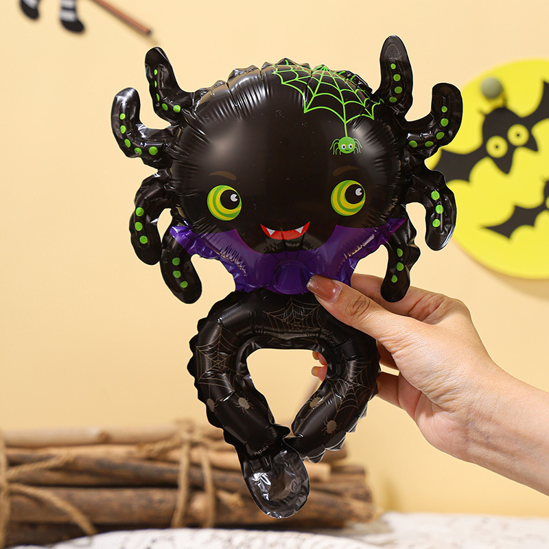 新品卸売ハロウィンアルミ膜バルーンイベントシーン装飾カボチャ幽霊カチューシャ手首ハロウィンバルーン|undefined