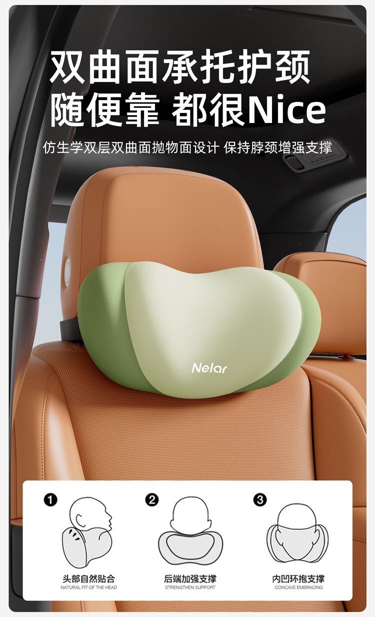 Nila Car Lumbar Support Cushion Seat Cushion Driver's Cushion for Long Hours of Driving Car Lumbar Cushion Other