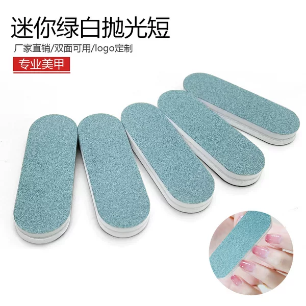 Factory wholesale silver polishing stick Green White polishing short nail polish strip decontamination mark removal mini polishing stick silver jewelry maintenance