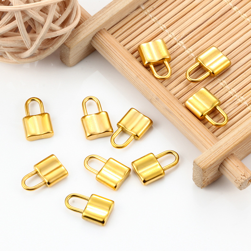 DIY Jewelry Accessories Classification 1 Piece 304 Stainless Steel Lock Pendant