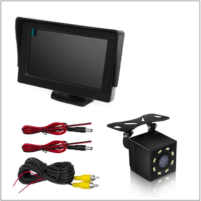 License Plate Rear View – Car display - 43inch-desktop-monitor-adjustable-8-lights