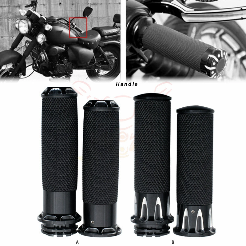 Модифицированный мотоцикл Harley 883 XL1200, вырезанный чехол на руль, чехол на руль с цветком сливы, резиновая ручка на руль