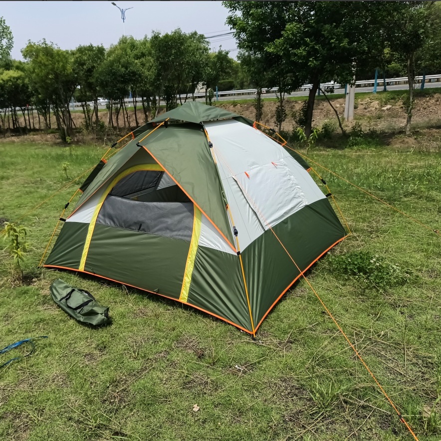 (밀리터리 그린+베이지) 문 2개, 창문 2개 210*200*135cm