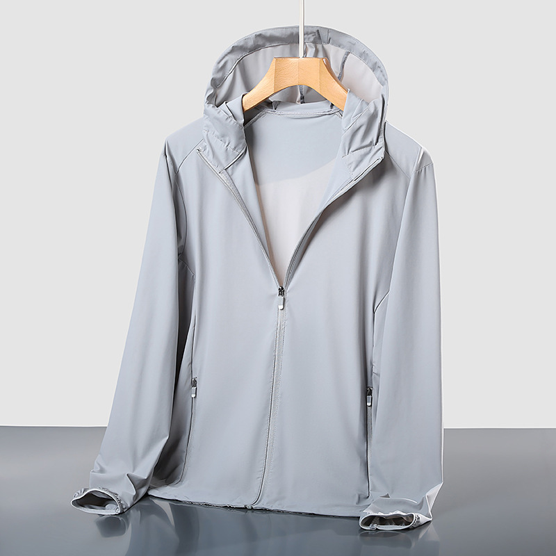 2024 new sunscreen clothing women's ice silk breathable ice anti-ultraviolet sunscreen clothing men's factory shop custom logo