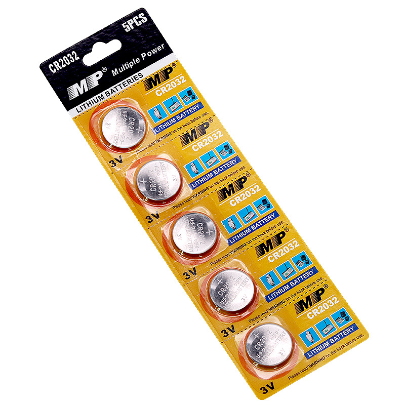 MP英文款CR2032 CR2025 CR2016纽扣电池3V锂电汽车钥匙遥控器电子
