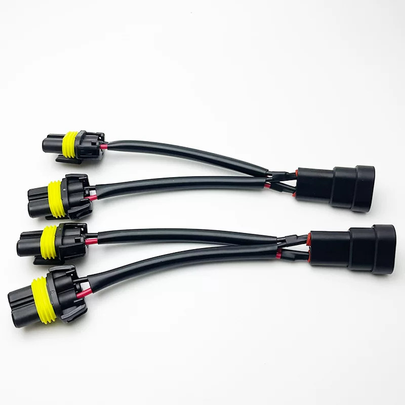 9005 9006 9012 HB3 HB4 one-point two-point автомобильное головное освещение фары-сифонное расширение кабель совместимый с LED галогенной лампой