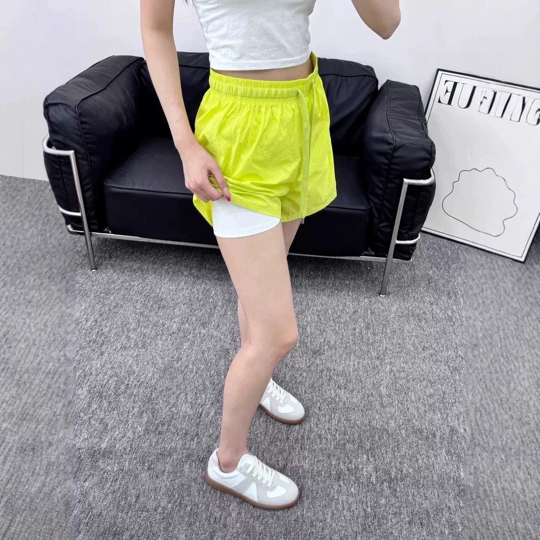 Шорты ADER, летние стильные женские быстросохнущие шорты, повседневные шорты с пятью точками, пляжные спортивные тонкие универсальные свободные шорты