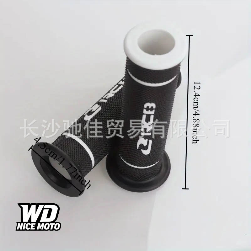 Motorcycle modified handlebar grips, universal motorcycle handlebar rubber grips, RCB anti-slip handlebar rubber