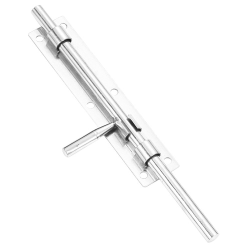 Stainless steel thickened solid floor latch gate iron gate fence extended upper and lower floor latch door latch door bolt