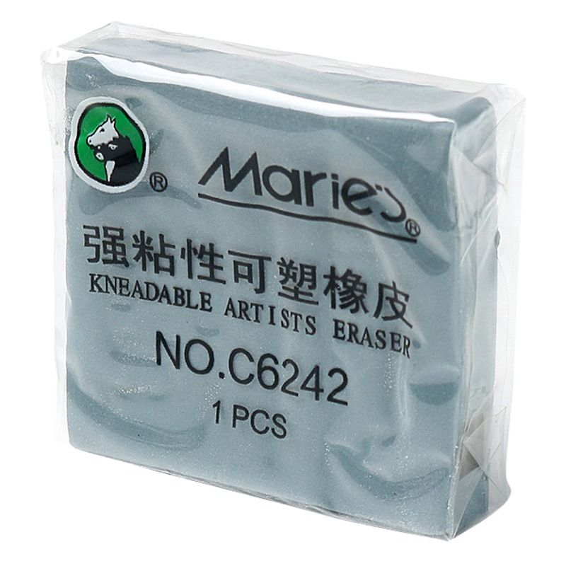 Marley plástico goma C6242 estudiante de arte boceto pintura arte resaltar suave goma fuerte adhesivo plastilina