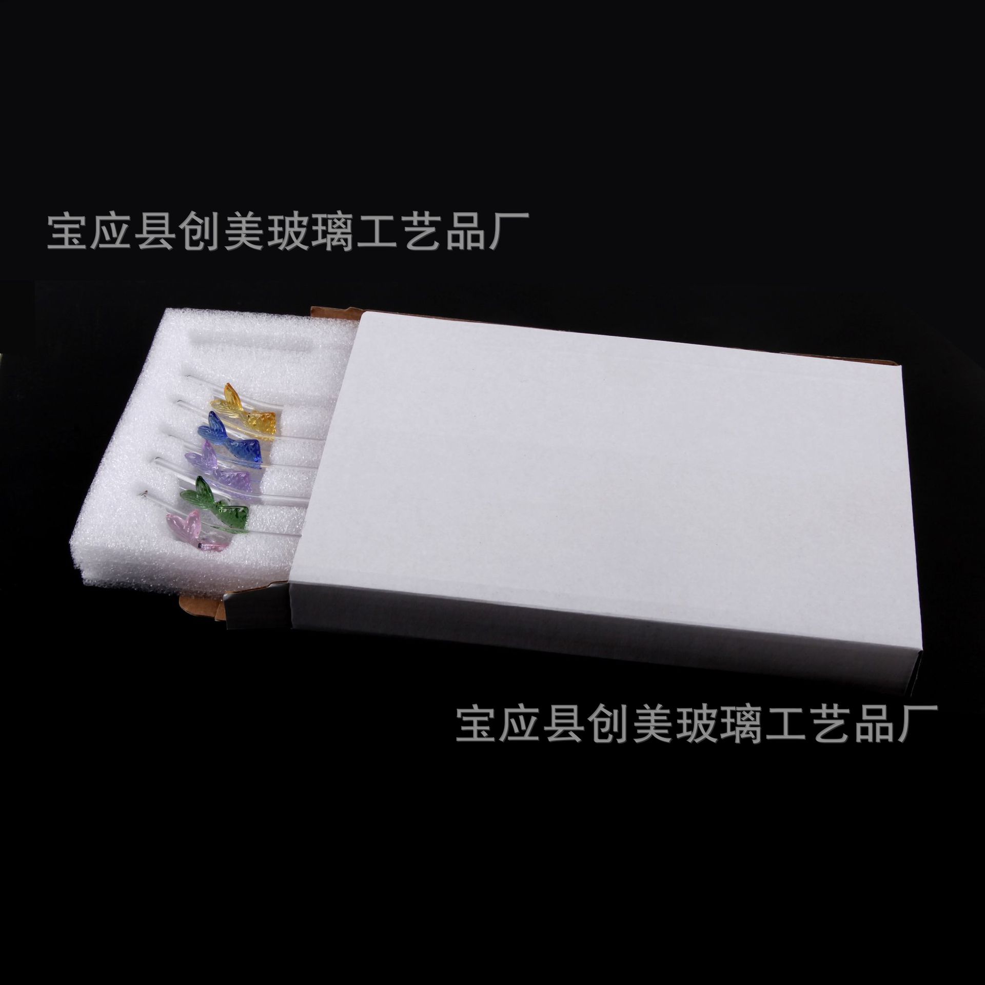 Paja de vidrio borosilicato al por mayor paja de vidrio de color pequeña flor paja de dibujos animados de vidrio leche té paja