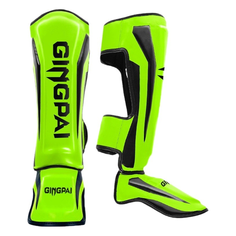 Sanda Leg Guard Fighting Children Adult Muay Thai Boxing Shin Guard Boxing Knee Guard Instep Guard Men's and Women's Leg Guard Ankle
