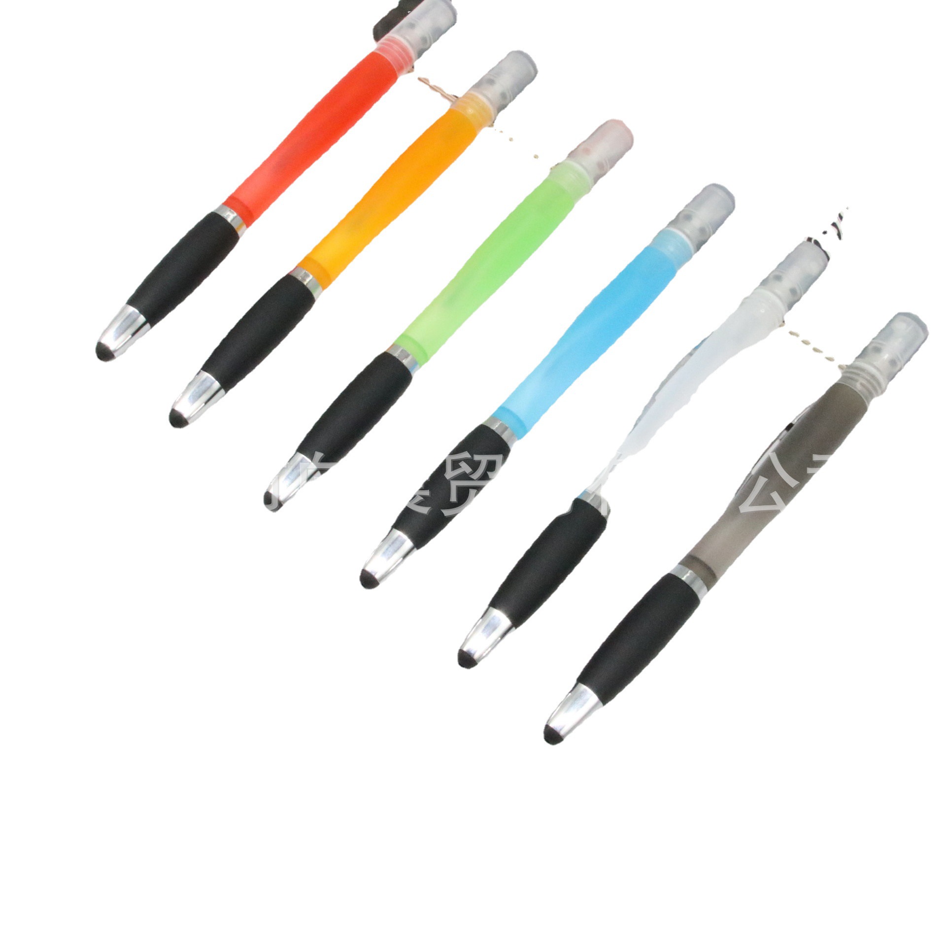 Stylus pluma de pulverización de gran capacidad 5ml Pantalla táctil del teléfono móvil perfume pluma publicidad pluma promocional