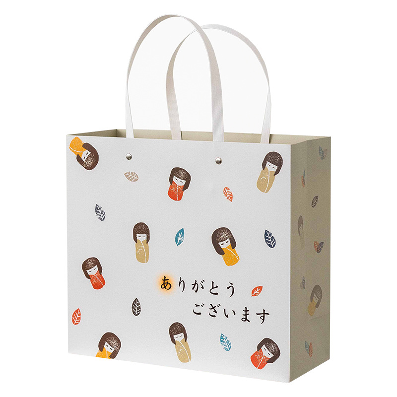 Ins estilo bolso de estilo japonés bolsa de regalo caja de almuerzo bolsa de almuerzo estudiante lindo bolso de embalaje de compras portátil