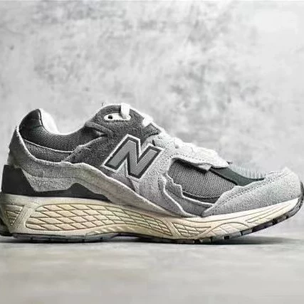 Putian nb2002r серия Yuanzu серые мужские и женские ретро повседневные спортивные чисто оригинальные дышащие кеды для бега