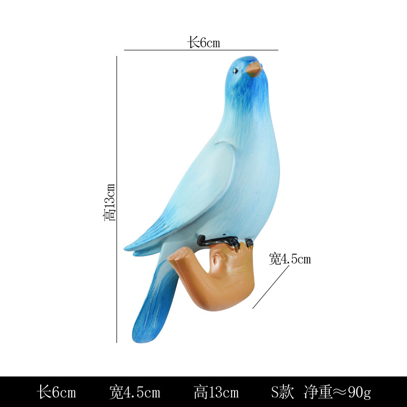 Venta al por mayor transfronteriza fuerte gancho pegajoso puerta creativa gancho trasero sin punzón resina animal ropa decorativa gancho decoración de la pared gancho de la ropa