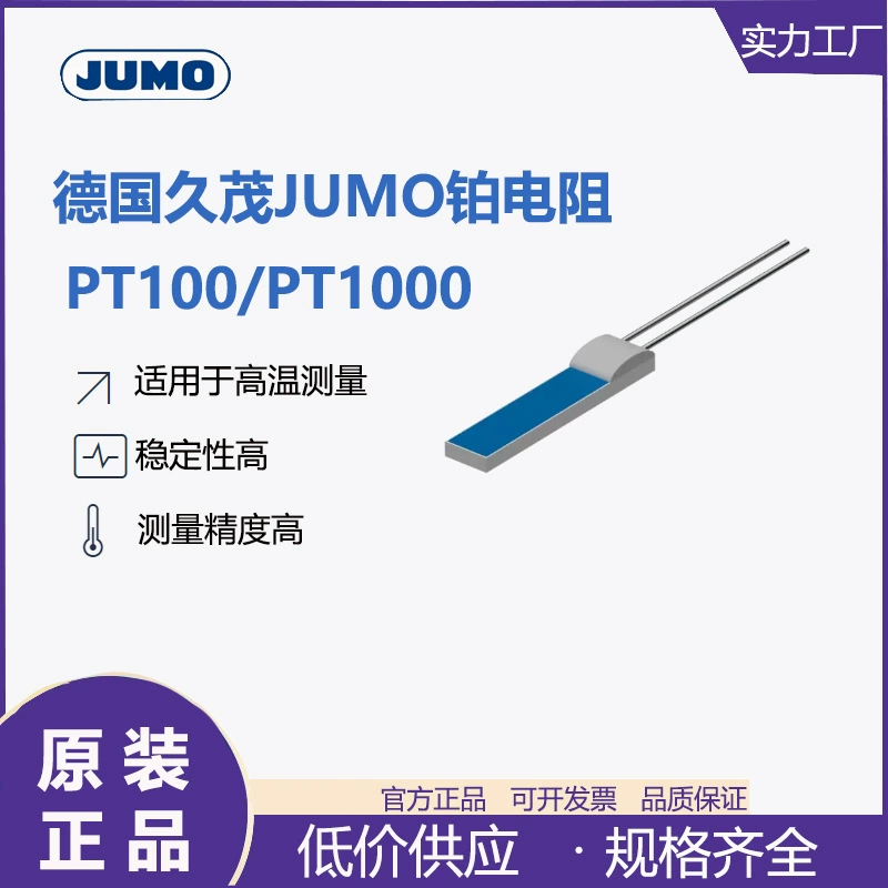 Германия JUMO Кумао платиновый резистор pt100/pt1000 пленочный платиновый резистивный датчик температуры 906136