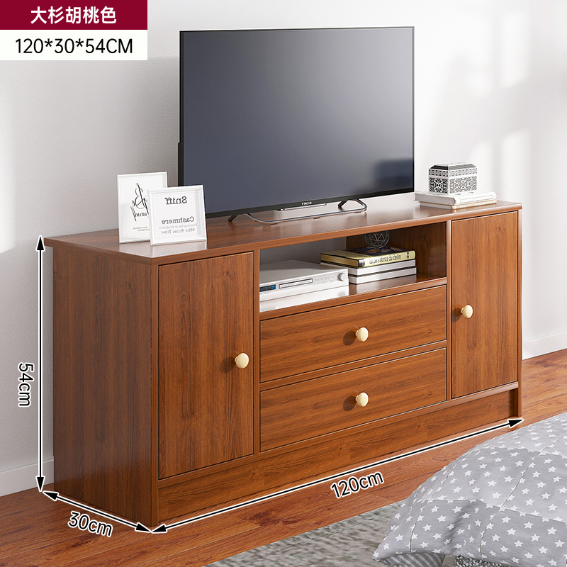 [보통 스타일❤4도어] 대형 전나무 호두색 120*30*54CM 조립