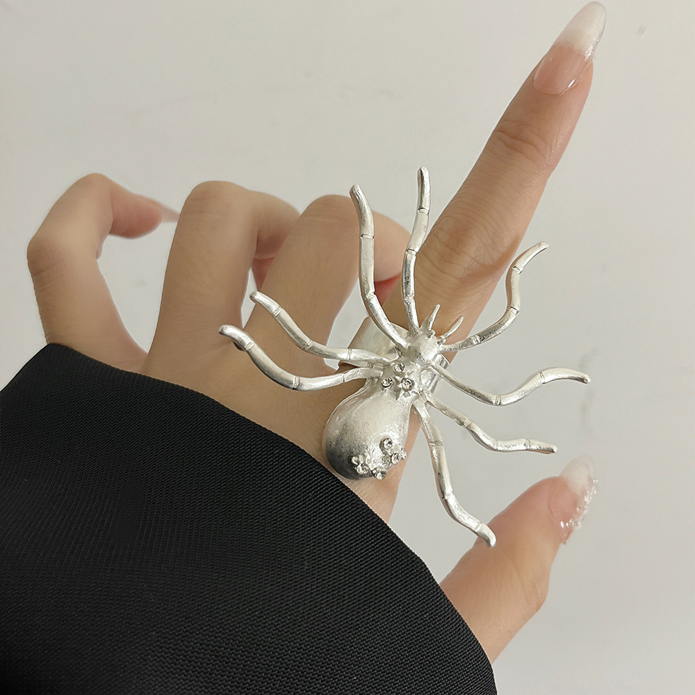 20g Weight Jewelry Set Classification 1 Set Quantity Holiday, Banquet Occasion Alloy Material Spider Pattern Women's Gender Sphere, Plating Design Casual, Elegant, Lady Style Casual Elegant Lady Spider Alloy Sphere Plating Women's Jewelry Set 2
