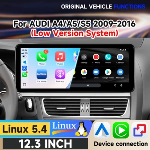 09-16 Audi A4 A5 S5 Linux Sistemli Mərkəzi İdarəetmə Carplay Naviqasiya