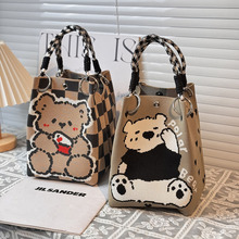 300多款 东南亚针织环扣包便携上班外出大容量手提包通勤小方包包