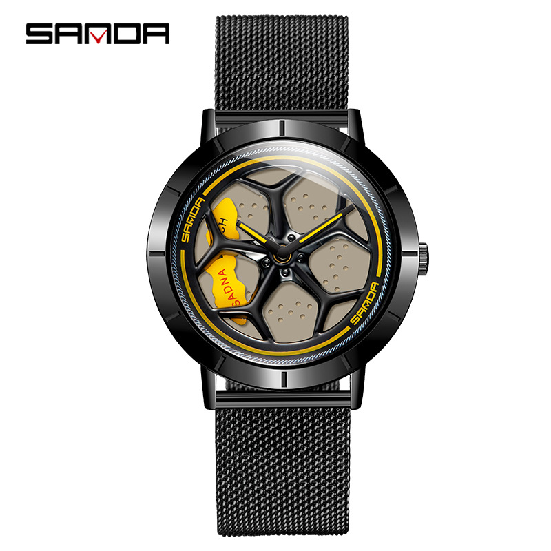 1022 메쉬 벨트 블랙