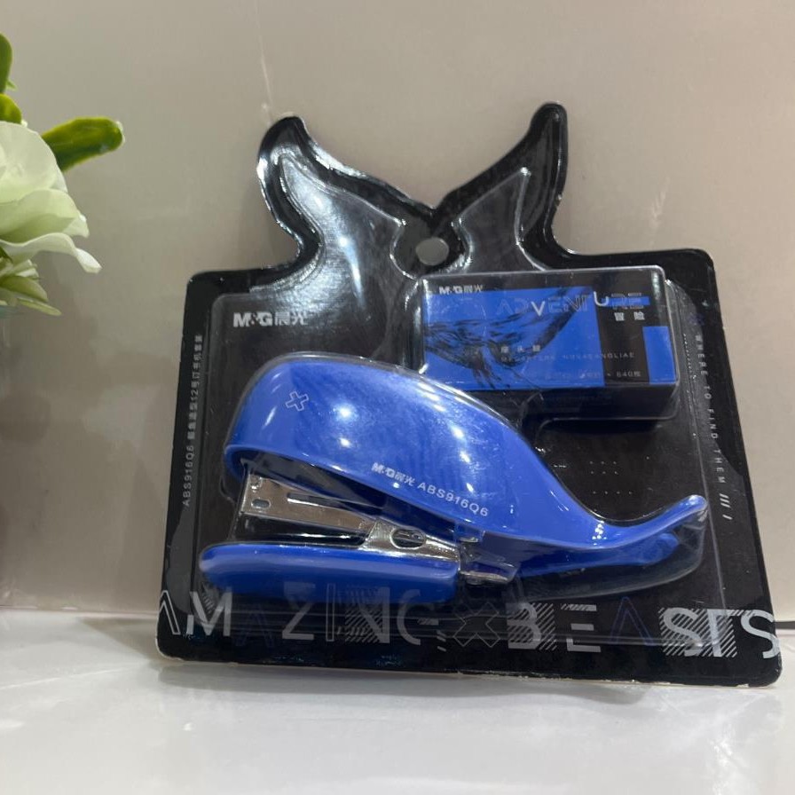 귀여운 고래 스테이플러 916Q6/세트