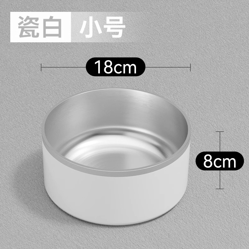 Tazón para perros Tazón para perros Acero inoxidable Perros para mascotas Tazón grande para beber Tazón de arroz anti-volcado Tazón de arroz Tazón de arroz especial para perros grandes