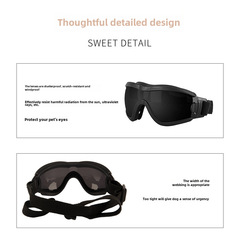 泰迪寵物眼鏡雪納瑞狗狗太陽鏡寵物裝飾防紫外線狗狗護目鏡#3027