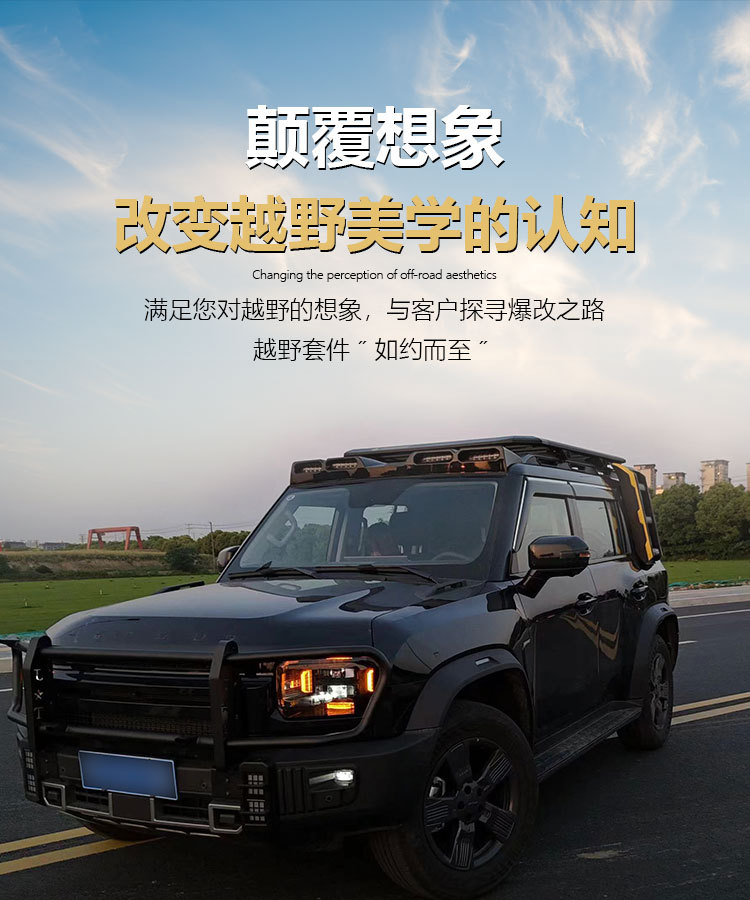 Haval H5 Roof Rack Ladder Explorer Roof Rack Outdoor Camping Style Off-Road Modification Accessories Roof Platform